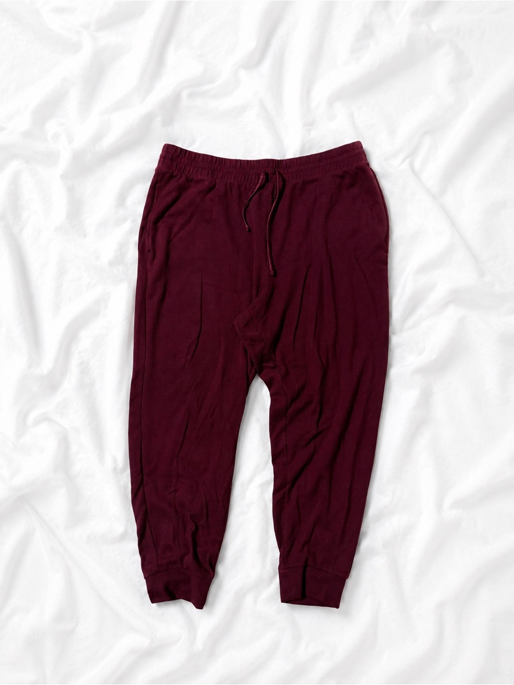 Victoria's Secret Burgundy Men's Joggers with Drawstring
